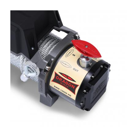 Wyciągarka Dragon Winch DWM 12000 HD – 12V/24V, 5443 kg, lina stalowa 30 m